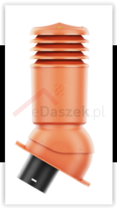 Kominek wentylacyjny KRONOPLAST HiVent  ciepły fi 125mm BLACHOTRAPEZ  TREND