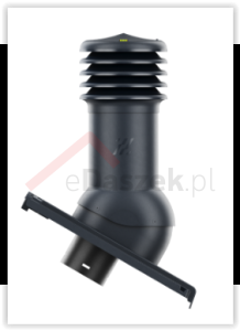 Kominek wentylacyjny KRONOPLAST HiVent zimny  fi 125mm do dachówki ceramicznej Creaton Koda