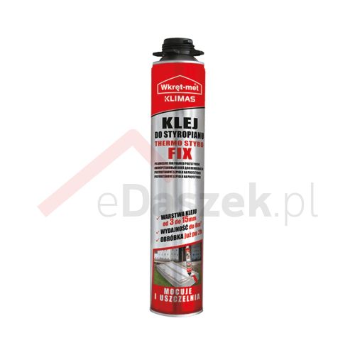Klej do styropianu i wełny THERMO-STYRO-FIX 750 ml Klimas Wkręt-Met KST-750