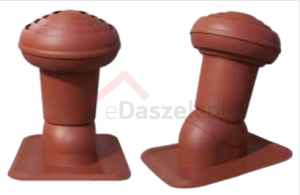 Kominek dachowy MDM Virtum średnica Ø125 mm N do pokryć z blachy o niskim profilu