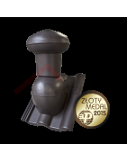 Kominek dachowy MDM Virtum średnica Ø125 mm do dachówki cementowej Euronit Extra