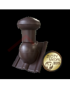 Kominek dachowy MDM Virtum średnica Ø125 mm do dachówki cementowej BMI Braas Romańska