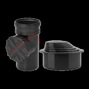 Galeco PVC Rewizja pionowa 110 z redukcją 80-110