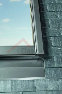 Kołnierz ROTO do okna seria Q z WD EDL – do pokryć płaskich typu gont