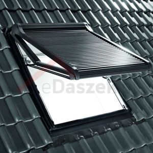 Roleta ROTO zewnętrzna elektryczna ZRO RT2 EF z przełącznikiem do okien serii R4/R7