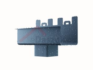 Sztucer z wylotem kwadratowym NIAGARA Kwadratowa Pruszyński 125/80 kolor