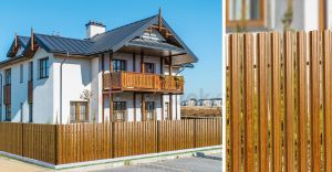 Stalowy system ogrodzeń Wersja 05 montaż pionowy 2mb ogrodzenia Sztachety Paczka z Twoim ogrodzeniem Budmat 