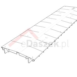 Wywietrznik kalenicowy do gontów czarny MDM