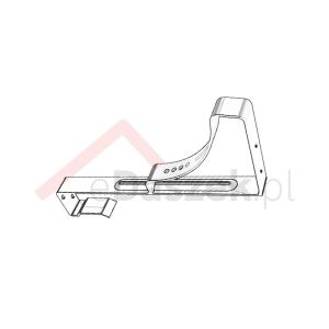 Wspornik mocownika ławy kominiarskiej MDM typ "D" dachówka ceramiczna lub cementowa kolor