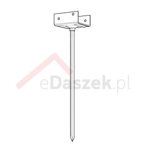 Wspornik łaty kalenicy typ G Gwóźdz 40mmx 210mm MDM