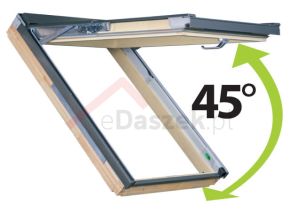 Okno 78/140 FPU-V U5 preSelect MAX kąt 45◦ uchylno-obrotowe FAKRO 7/14 Nowość