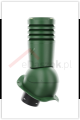 Kominek wentylacyjny Ecoline do blachodachówki profil W fi 125mm zielony.PNG