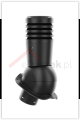 Kominek wentylacyjny Ecoline do blachodachówki profil F fi 125mm czarny RAL 9005.PNG