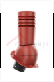 Kominek wentylacyjny Ecoline do blachodachówki profil F fi 125mm czerwony RAL 3009.PNG
