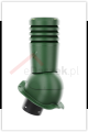 Kominek wentylacyjny Ecoline do blachodachówki profil F fi 125mm zielony RAL 6020.PNG