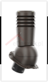 Kominek wentylacyjny Ecoline do blachodachówki profil G fi 125mm ciemny brąz RAL 8019.PNG