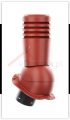 Kominek wentylacyjny Ecoline do blachodachówki profil G fi 125mm czerwony RAL 3009.PNG
