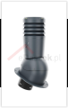Kominek wentylacyjny Ecoline do blachodachówki profil PI fi 125mm antracytowy RAL 7016.PNG