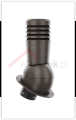 Kominek wentylacyjny Ecoline do blachodachówki profil PI fi 125mm ciemny brąz RAL 8019.PNG