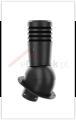 Kominek wentylacyjny Ecoline do blachodachówki profil PI fi 125mm czarny RAL 9005.PNG