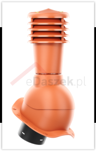 Kominek wentylacyjny KRONOPLAST SMARTLINE ocieplony  fi 125mm BUDMAT ARIA 