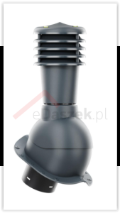 Kominek wentylacyjny KRONOPLAST SMARTLINE zimny  fi 125mm BLACHOTRAPEZ DIAMENT PLUS