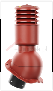 Kominek wentylacyjny KRONOPLAST SMARTLINE ocieplony fi 125 PRUSZYŃSKI  GRYF