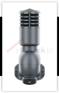 Kominek wentylacyjny KRONOPLAST SMARTLINE ocieplony fi 125 RUUKKI ADAMANTE