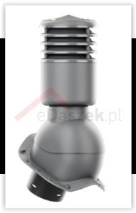 Kominek wentylacyjny KRONOPLAST SMARTLINE ocieplony fi 125 RUUKKI ELITE