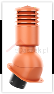 Kominek wentylacyjny KRONOPLAST SMARTLINE ocieplony fi 125 RUUKKI HYYGGE