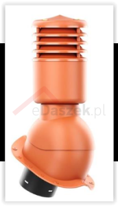 Kominek wentylacyjny KRONOPLAST SMARTLINE ocieplony fi 125 BLACHOTRAPEZ DIAMENT PLUS